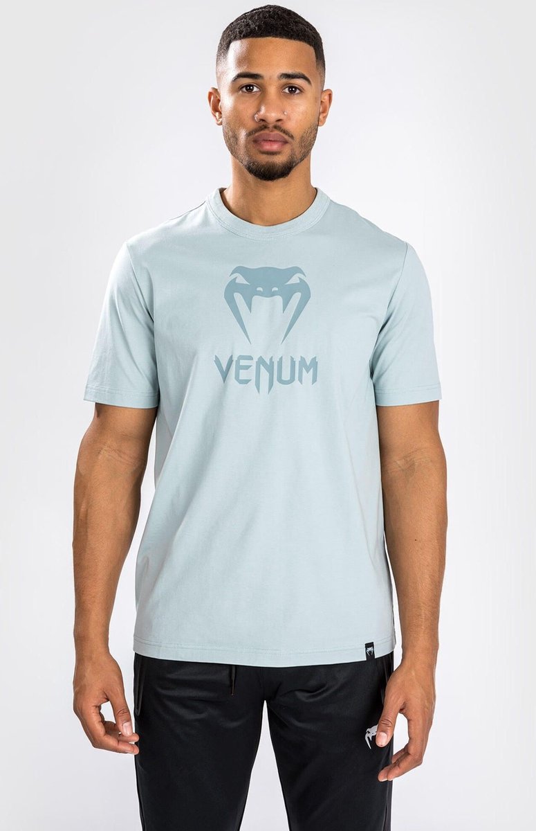 Venum Classic T-shirt Katoen Helder Water maat L