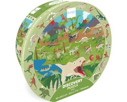 SCRATCH Discovery Puzzel - Dinosaurussen - 60X43,5Cm - 150 Stukjes - 6 Jaar