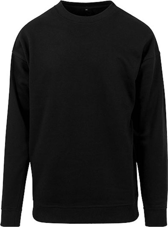 Unisex Sweater 'Crewneck' ronde hals Black - 5XL