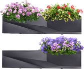 Niceey Verticale Tuin - Set van 2 - Moestuin – Plantenbak - Kweekbakken - Zwart