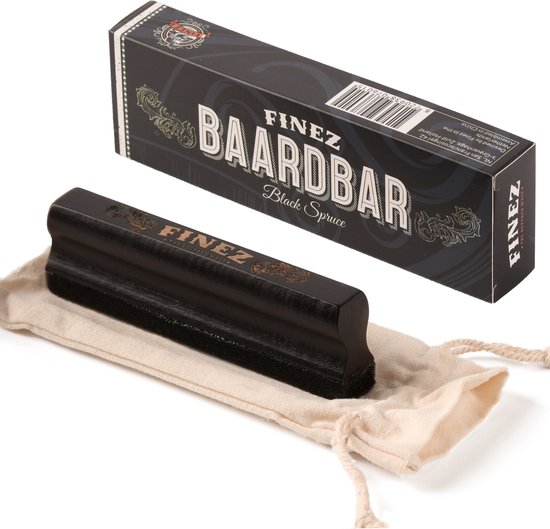 Foto: Finez baardbar black spruce onmisbaar bij jouw baardtrimmer baardhaar opruimer na het scheren voor compleet baardverzorgingsets perfect cadeau voor man beschikbaar in 3 kleuren