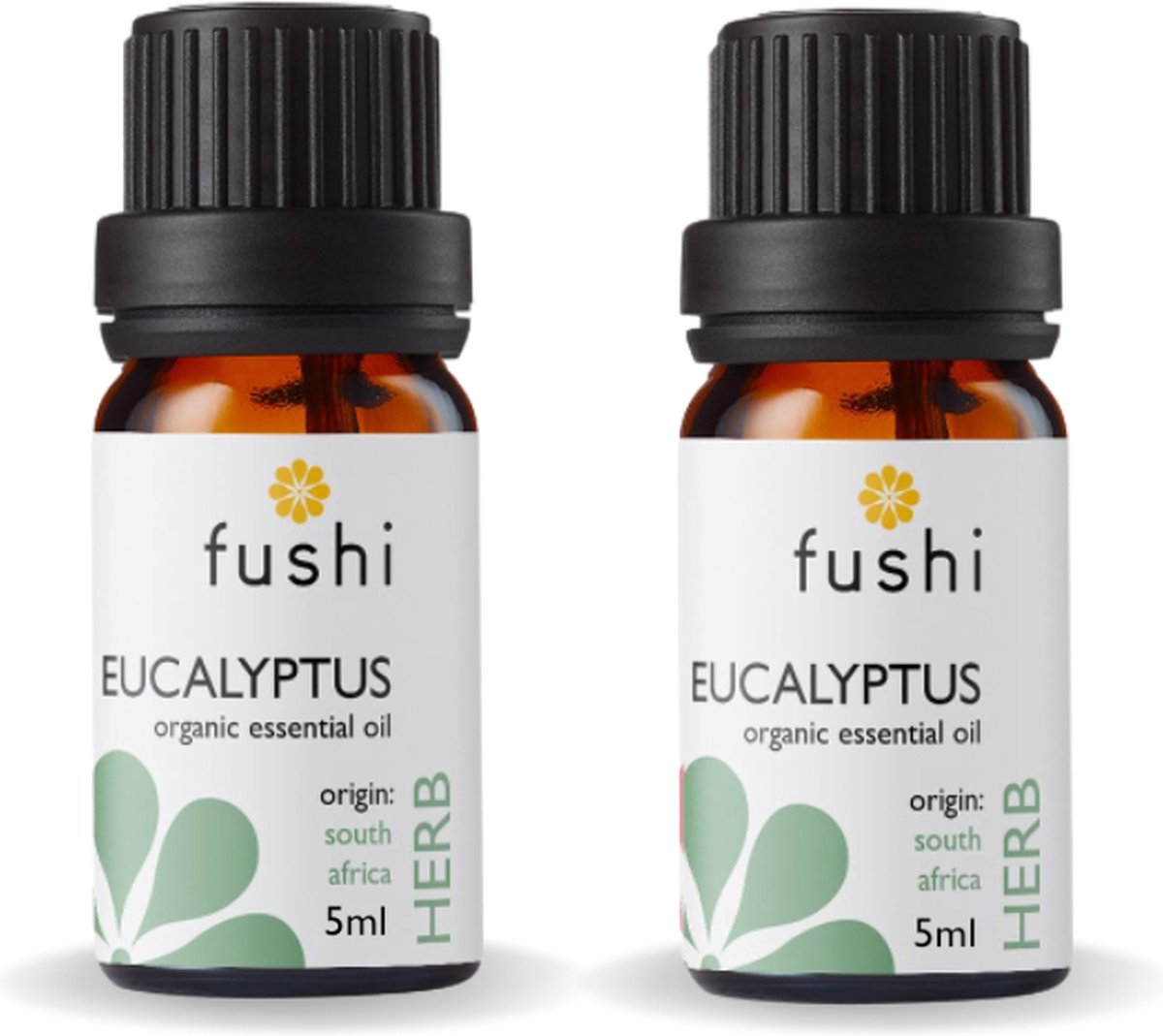 Goedkoopste Fushi - Eucalyptus (Globulus) Essential Oil, Organic - 5ml - 2 Pak