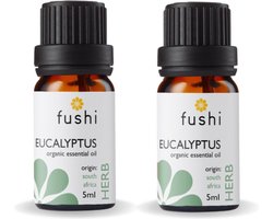 Fushi - Eucalyptus (Globulus) Essential Oil, Organic - 5ml - 2 Pak