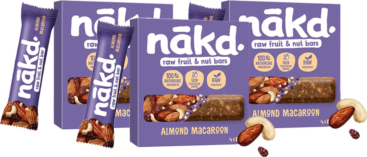 Nakd Cocoa Delight, barre de 35 g, paquet de 18 pièces