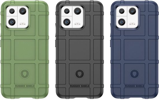 Coque Xiaomi 13 - Coque en Gel TPU Robuste Bouclier - Vert - Coque de Téléphone Portable - Coque de Téléphone Convient pour : Xiaomi 13