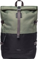 Sandqvist Sac à dos Bernt Multi Clover Green Rolltop Backpack - Durable