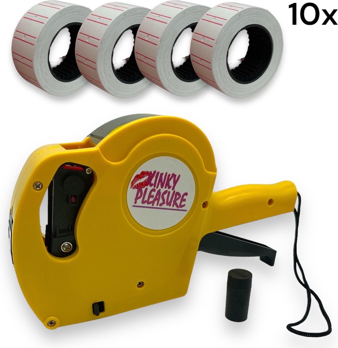Kinky Pleasure Prijstang Geel + 5500 Labels