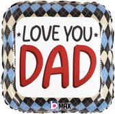 Oaktree - Folieballon Love You DAD