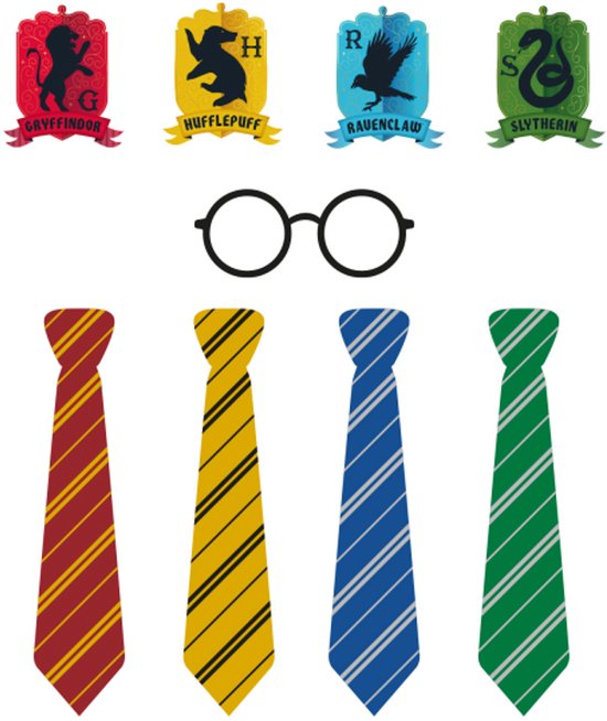 Amscan - Harry Potter House - Photoprops - 24 stuks