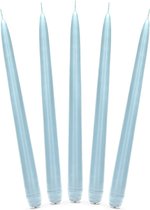 Partydeco - Diner Kaarsen Lichtblauw (10 stuks) - 24 cm
