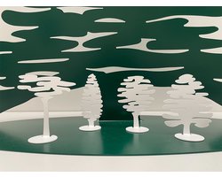 Alessi Barkplace Tree Boompjes Set Wit 4 Stuks