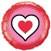 Qualatex - Folieballon Only Hearts 45 cm