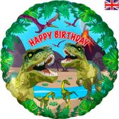 Oaktree - Folieballon Jurassic Dinosaur Gelukkige Verjaardag - 45 cm
