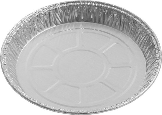 Aluminium schalen, rond, schaal, grill, lekbak, grillschaal, ovenschaal