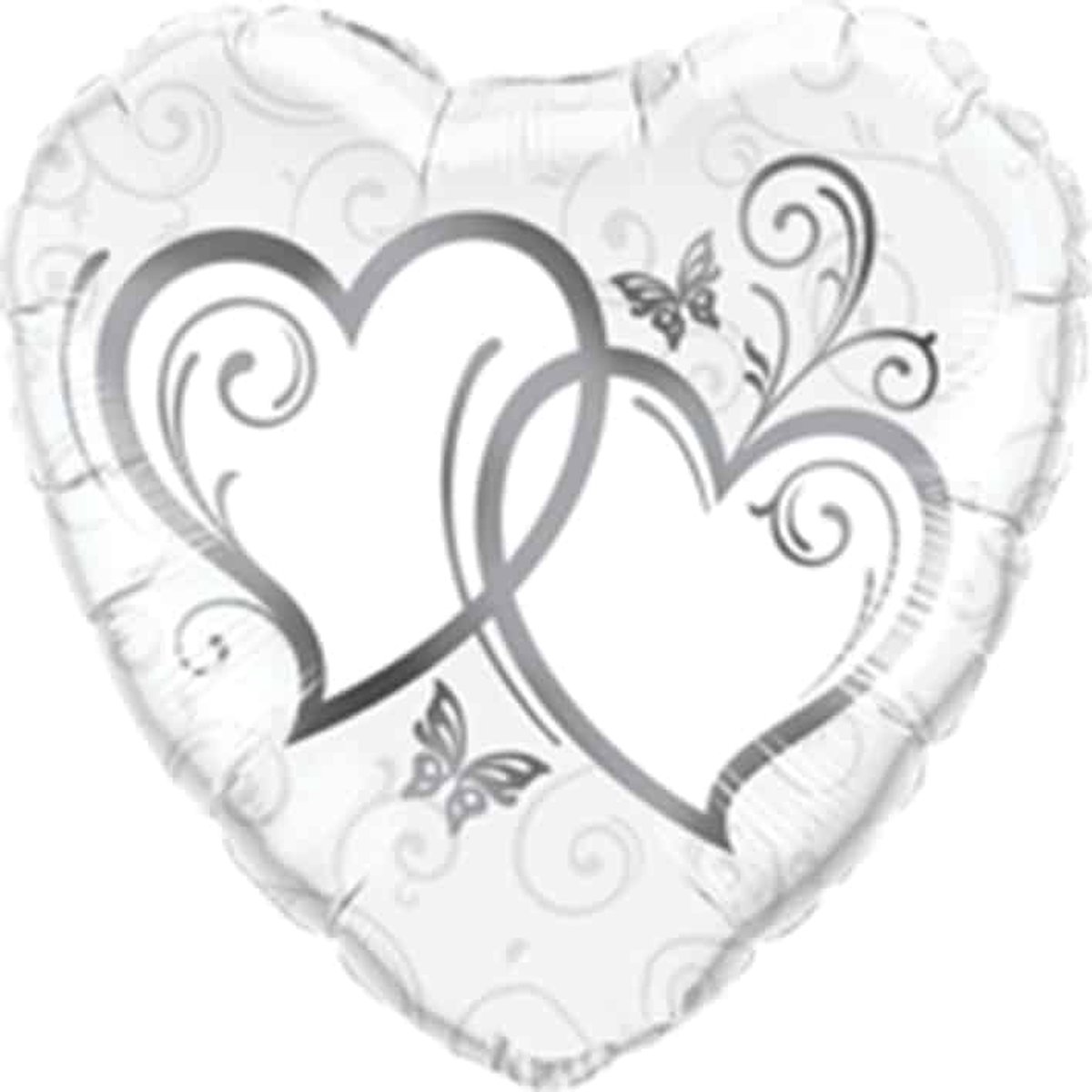Qualatex - Wedding - Hart  - 91cm - zonder helium