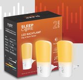 2 stuks LED Nachtlampje Dimbaar - Stopcontact - Dimbare Nachtlampjes met Sensor - Nachtlampje Babykamer - Nachtlamp - Dag en Nacht Sensor - Kinderen & Baby - Wit licht - Veilig - Nacht lamp