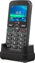 DORO 5860 4G LTE GSM mobiele telefoon voor SLECHTHORENDEN - (+35 dB) - zwart