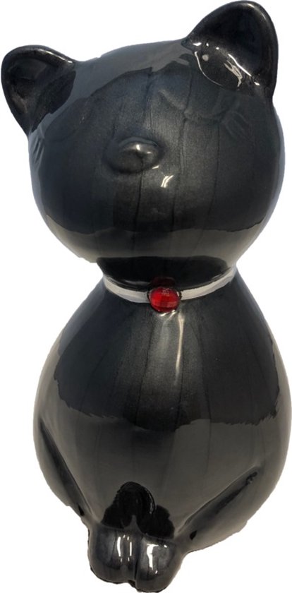 kattenurn 'Princess Cat' grijs urn kat poes