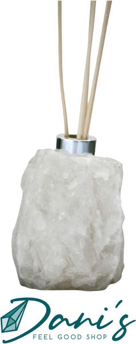 Goedkoopste Edelsteen diffuser | Bergkristal | Gratis geurstokjes | Dani's Feel Good Shop