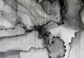 Fotobehang - Vlies Behang - Vlekken van Inkt - 416 x 254 cm
