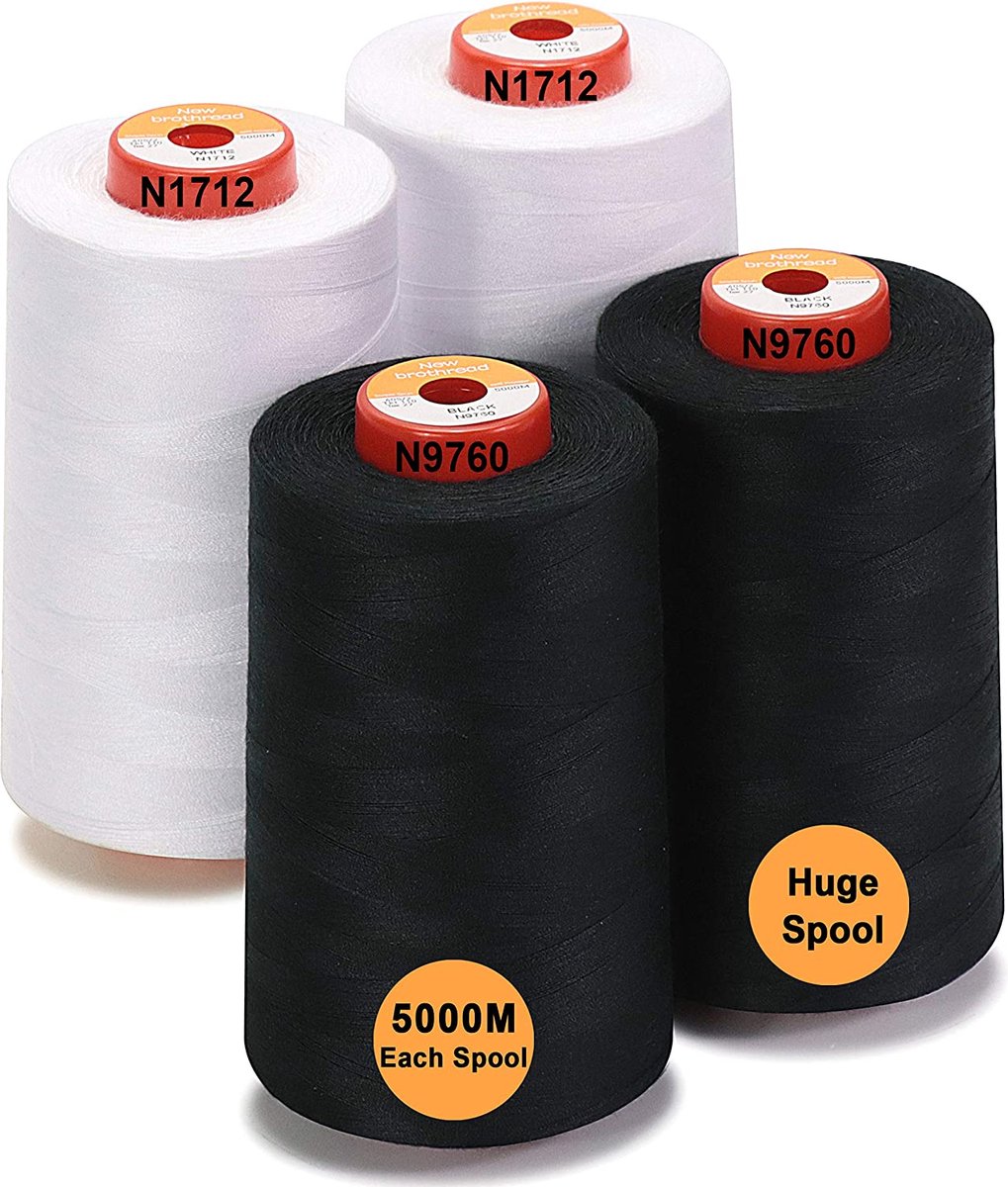 Fil à coudre polyester - 5000 mètres - SR gamme de coloris fils 5000 metres  0259F Blanc cassé
