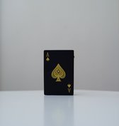 Unserved - Poker Aansteker Goud - Hervulbaar - Windbestendig - UV Lampje
