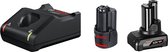 Bosch Professional Accu Starterset 12V 2,0Ah + 4,0Ah - 1600A01NC9