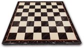 Schaakbord hout - Kleur bruin/beige - Maat L 30cm - Antislip