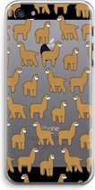 Case Company® - Hoesje geschikt voor iPhone 5 / 5S / SE (2016) hoesje - Alpacas - Soft Cover Telefoonhoesje - Bescherming aan alle Kanten en Schermrand
