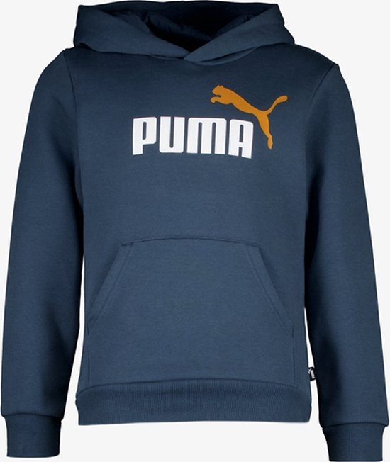 Puma Essentials Big Logo kinder hoodie blauw - Maat 128/134
