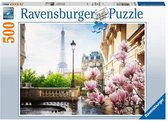 Ravensburger Puzzel Lente in Parijs - Legpuzzel - 500 stukjes