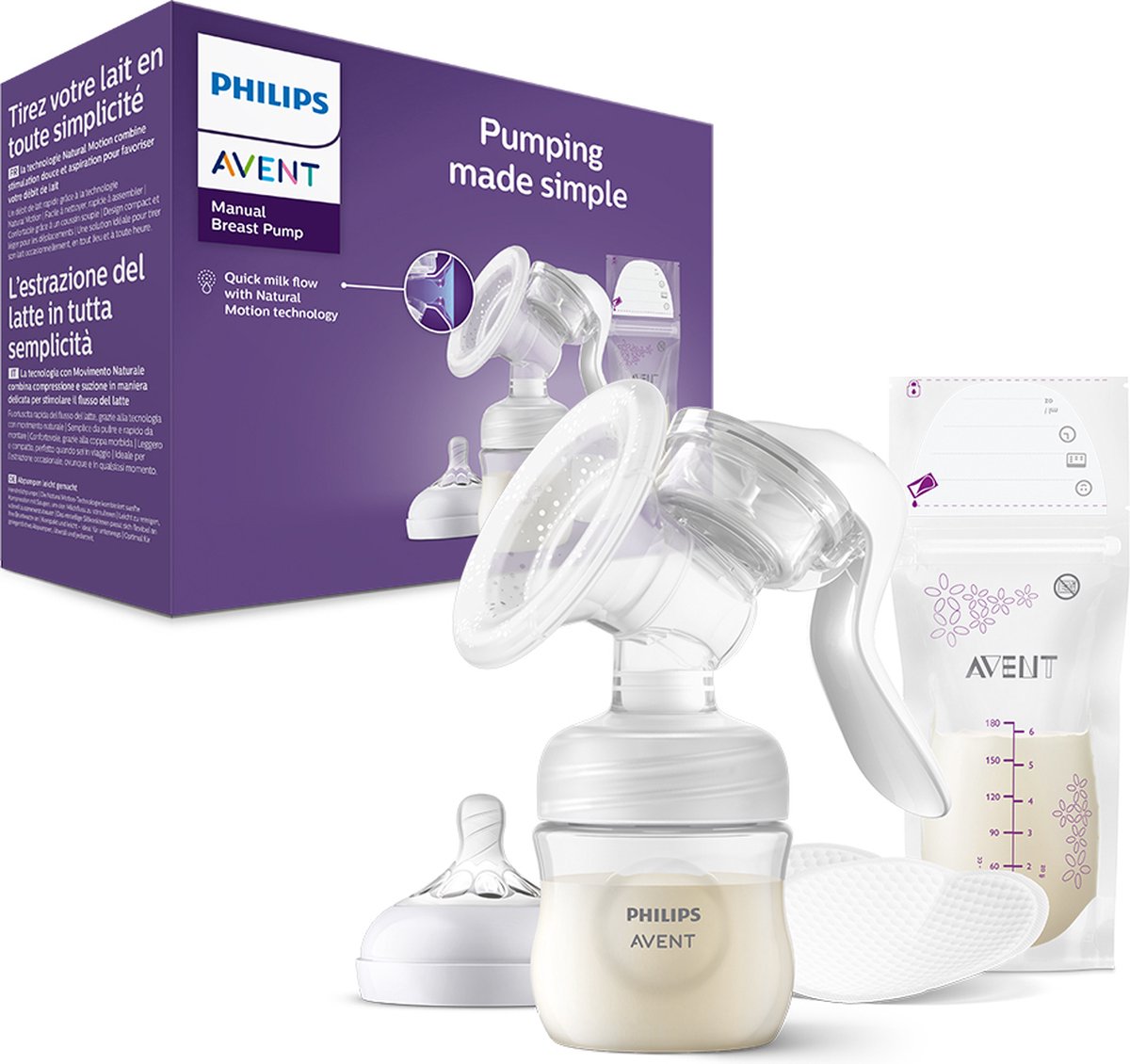Goedkoopste Philips Avent handkolf- Borstkolf - Handmatig- SCF430/20