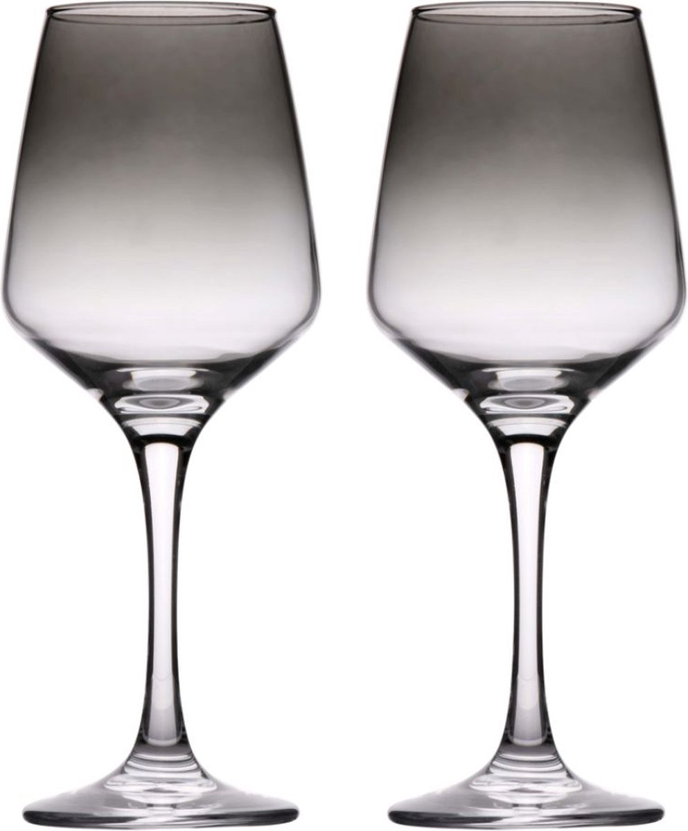 Alpina wijnglas set - rook, 350 ml, 4 stuks