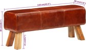 vidaXL-Bokbank-110-cm-echt-leer-en-massief-mangohout-bruin
