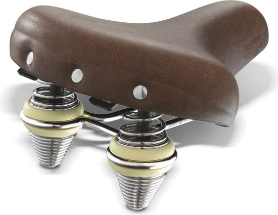 Selle Royal Drifter fietszadel - Vintage design - Dubbele veren - Medium bruin - 251x221 mm van Selle Royal — afbeelding 2