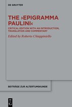 Beitrage zur Altertumskunde409-The ›Epigramma Paulini‹