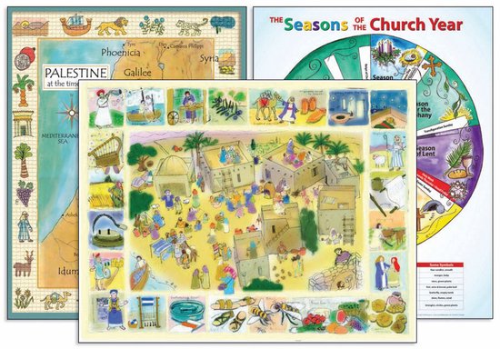 Carte de la Palestine au temps de Jésus; La Life Daily au temps de