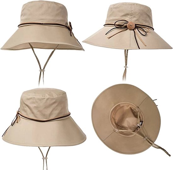 zonnehoed dames katoen