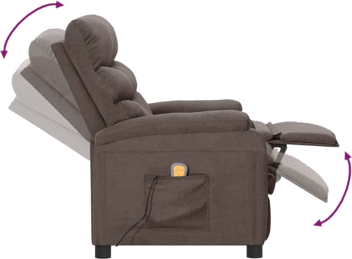 Fauteuil De Massage Relaxia Supra France - Fonctions Chauffant, Shiatsu, Etc. - Dimensions 126x75x115 Cm