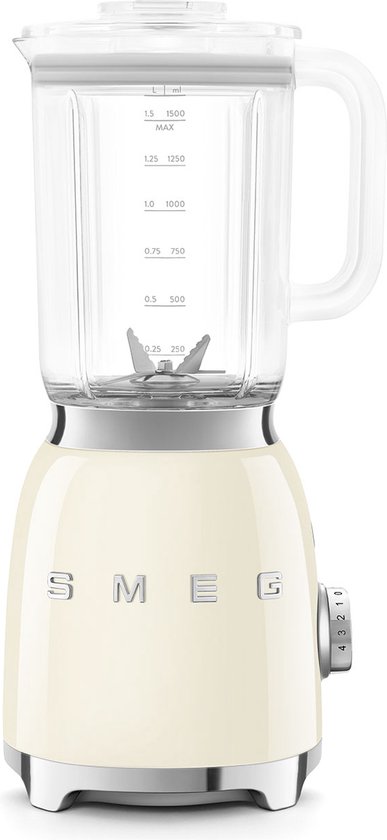 SMEG BLF03CREU - Blender - Crème - 800W - 1,5L - Jaren '50 Stijl