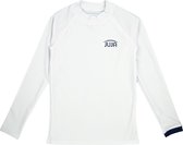 JUJA - UV-Zwemshirt met lange mouwen voor kinderen - UPF50+ - Solid - Wit - maat 158-164cm