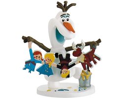 Disney Frozen Olaf's Adventure taart topper decoratie 7 cm.