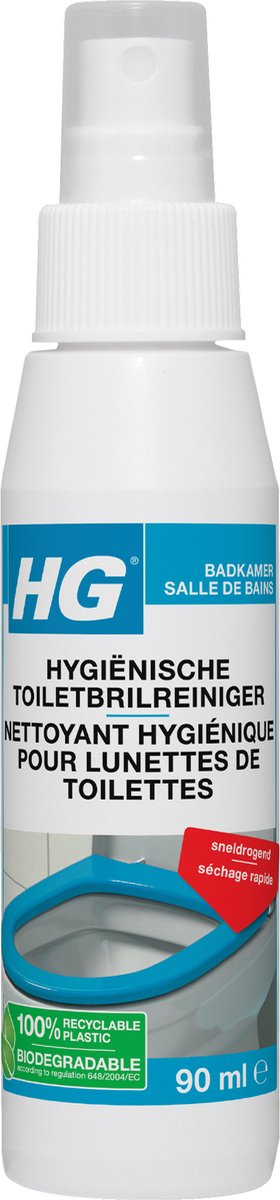 HG hygiënische toiletbrilreiniger 90ml | bol
