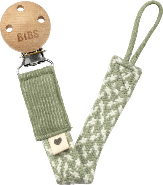 Product: BiBS - Fopspeenkoord - Sage / Ivory - 0+ maanden, van het merk BIBS