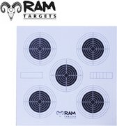 Ram Targets Schietkaart 5 Targets 17x17 cm