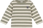 Petit Bateau Mariniere Tops & T-shirts Unisex - Shirt - Groen - Maat 92