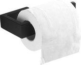 Badkamer toiletpapier houder zonder deksel SUS 304 roestvrij staal mat zwart afwerking muur gemonteerde toiletpapier houder