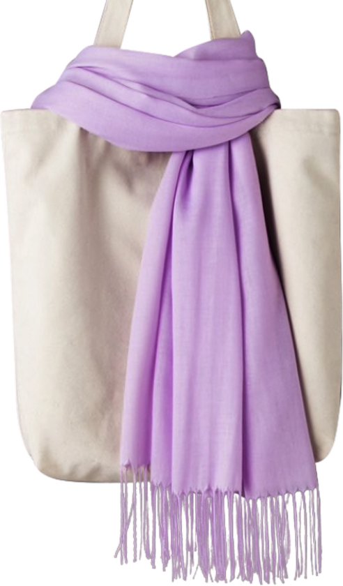 Écharpe Hidzo - 200cm / 70cm - Coton - Violet Clair