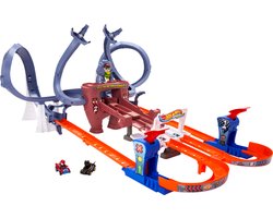 foto van Hot Wheels - Spider-Mans Wirwarrende Racebaan - Baanset