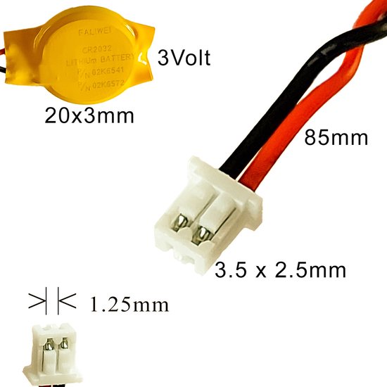 Pile bouton au lithium pour jouet électrique, carte mère et